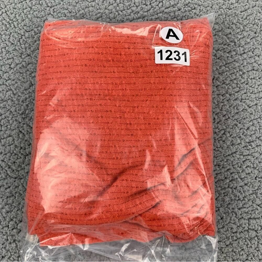 Maeve By Anthropologie Women's Ruffle Pullover Orange Cowl Neck Sweater  Size: S - Picture 15 of 15